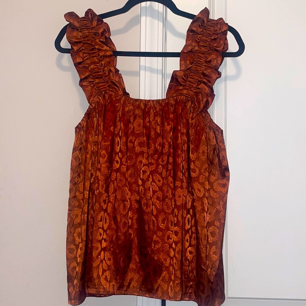Womens silk dress top; never worn